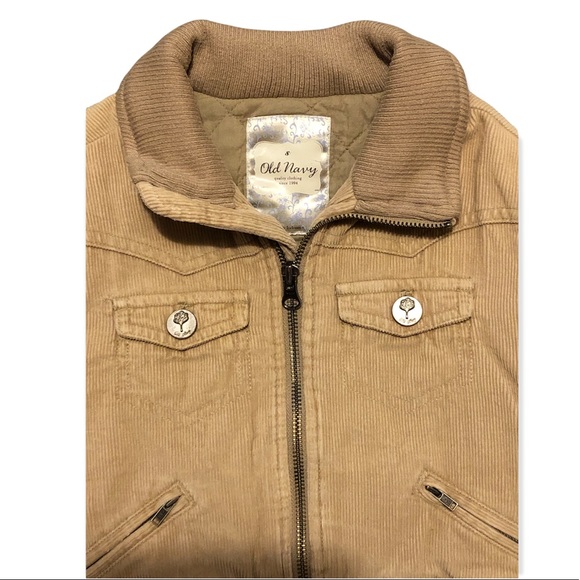 Old Navy Girls Corduroy Bomber Jacket - Picture 2 of 10